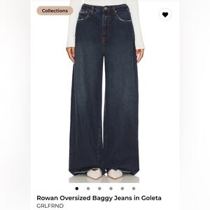 GRLFRND Dark Blue Denim Jeans
